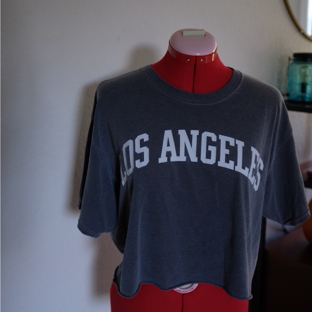 Gray Los Angeles Graphic T-Shirt